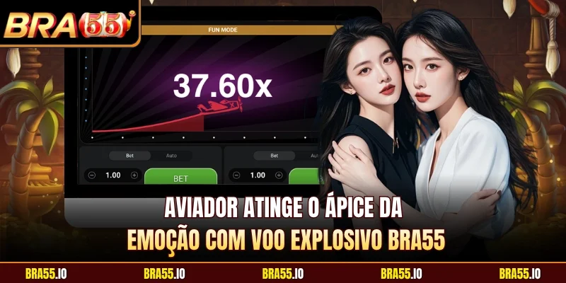 Aviador Atinge O Ápice Da Emoção Com Voo Explosivo BRA55