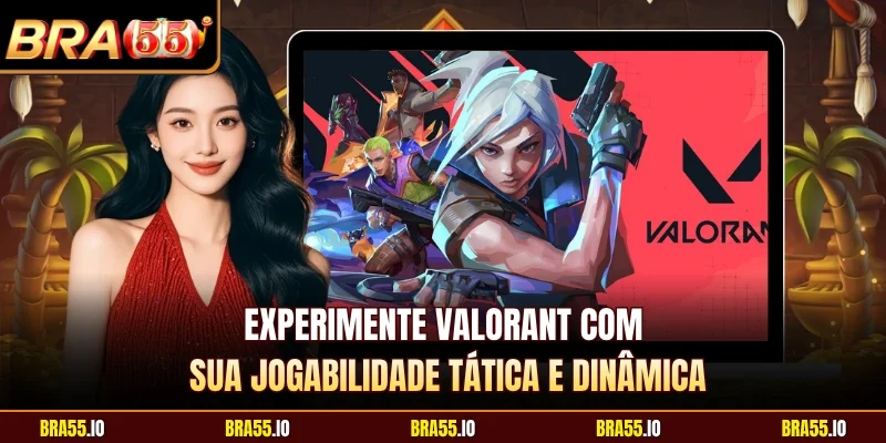 Experimente Valorant com sua jogabilidade tática e dinâmica