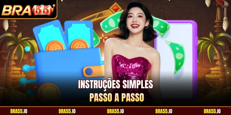 Instruções simples passo a passo