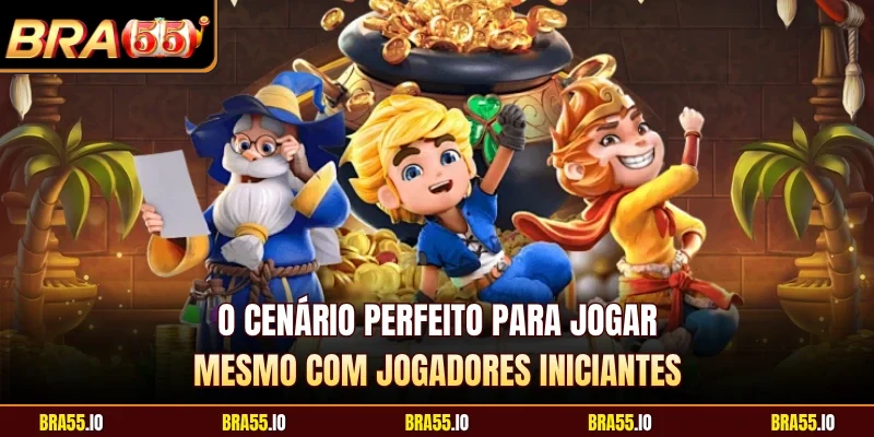 O cenário perfeito para jogar, mesmo com jogadores iniciantes
