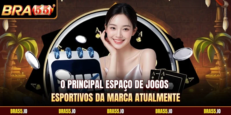 O principal espaço de jogos esportivos da marca atualmente 
