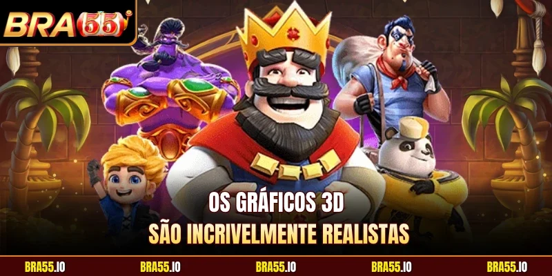 Os gráficos 3D são incrivelmente realistas
