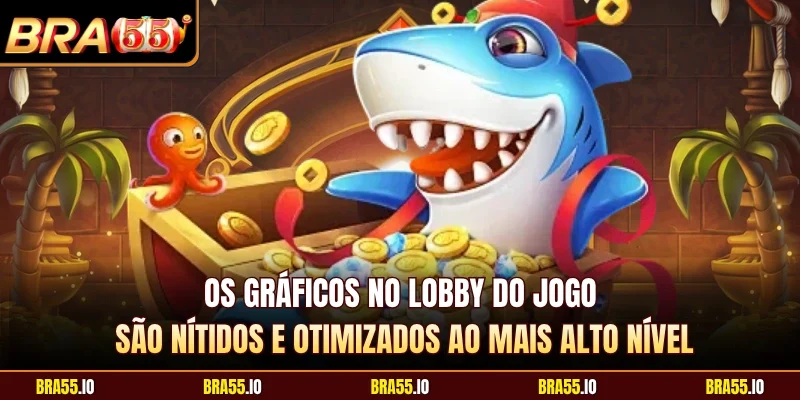 Os gráficos no lobby do jogo são nítidos e otimizados ao mais alto nível