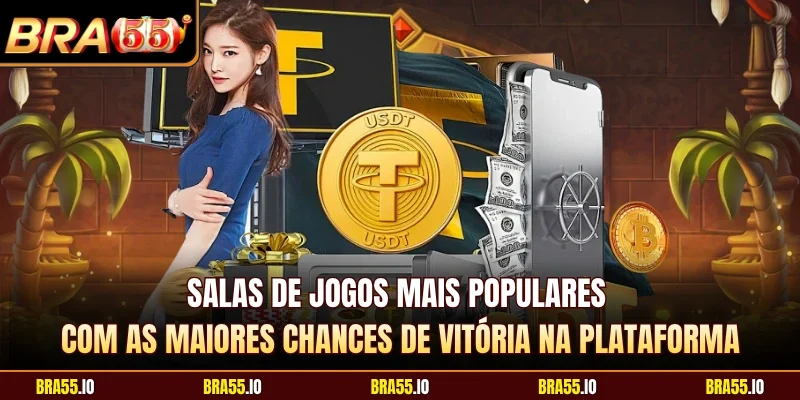 Salas de jogos mais populares com as maiores chances de vitória na plataforma