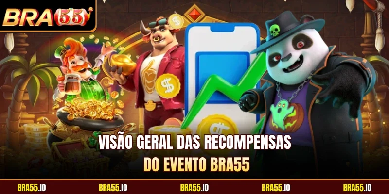 Visão geral das recompensas do evento BRA55 